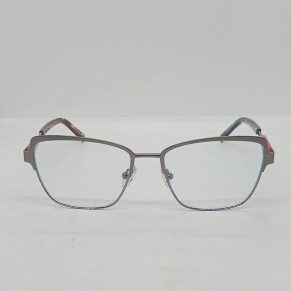 NWOT RX-ABLE COCO AND BREEZY EYEGLASS FRAMES FAMILIAR RED SILVER - Picture 1 of 5